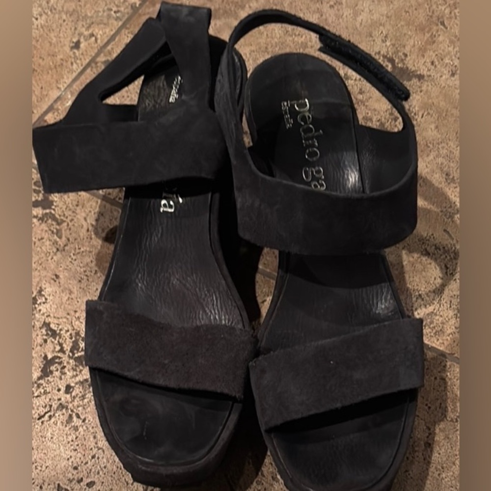 Pedro Garcia Black Sandals